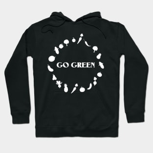 Vegan Go Green Awareness Hoodie